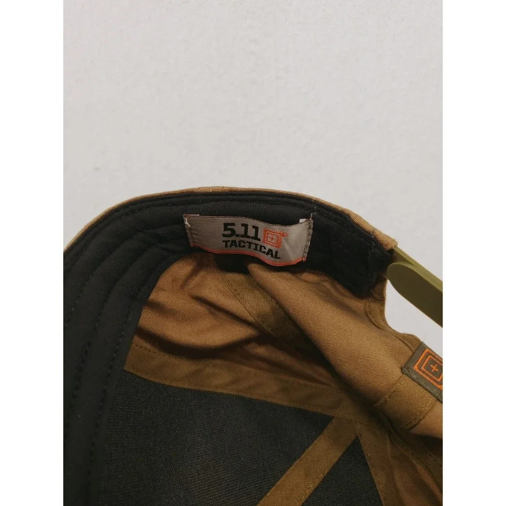 5.11 Tactical Hat Cap Mens Coyote Tan Snapback Always Be Ready Canvas Adjustable